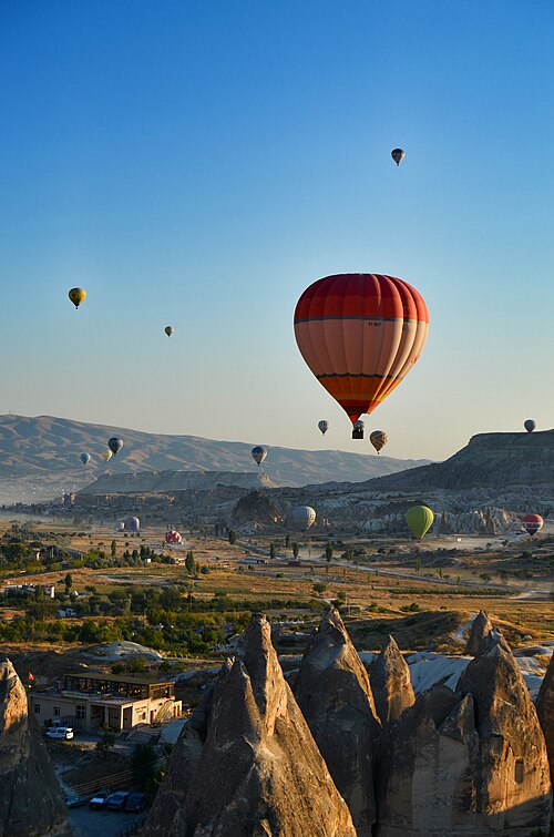 Hot air balloons of Cappadocia