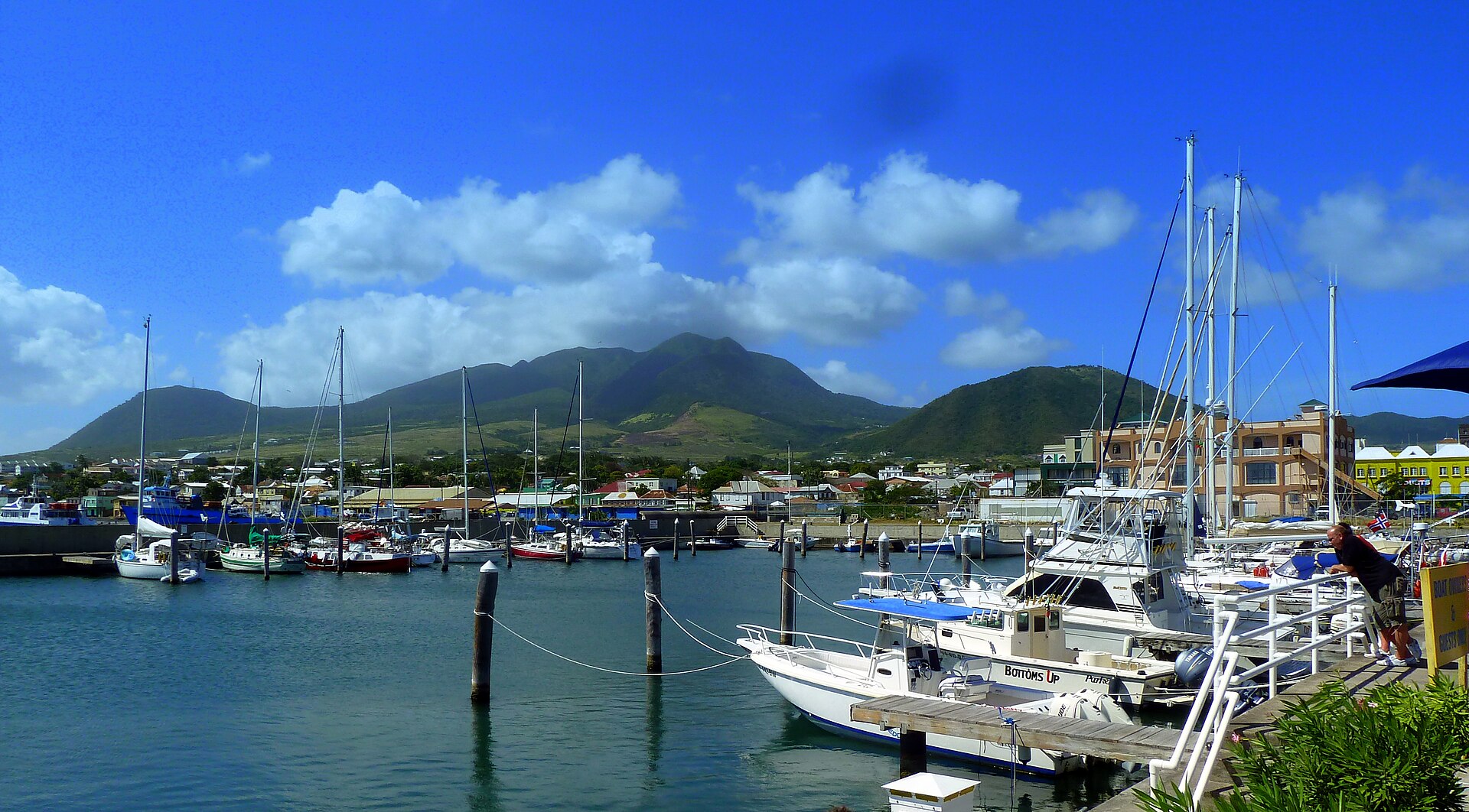 St. Kitts, Karibik - Marina in Basseterre