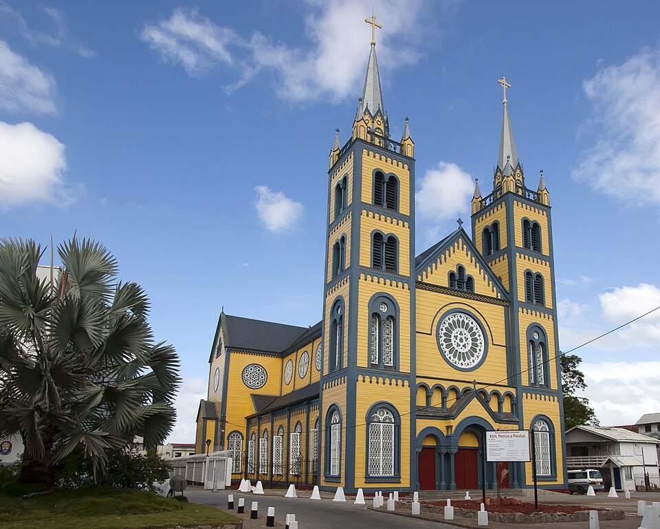 The Cathedral of St. Peter and Paul in Paramaribo