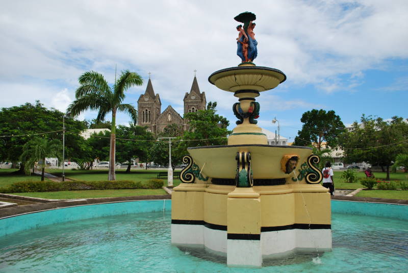 Fountain in Basseterre
