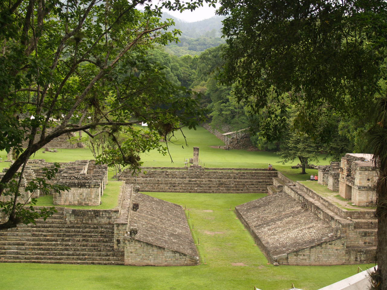 CopĂĄn Ballcourt at Copan Ruinas, Honduras